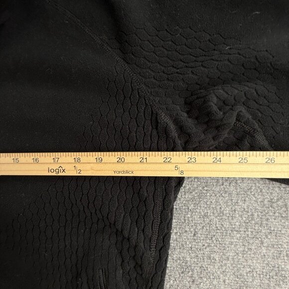 Patagonia Fleece Jacket Women Full Zip Black Large Soft Stretch Spandex Pockets - Picture 9 of 14